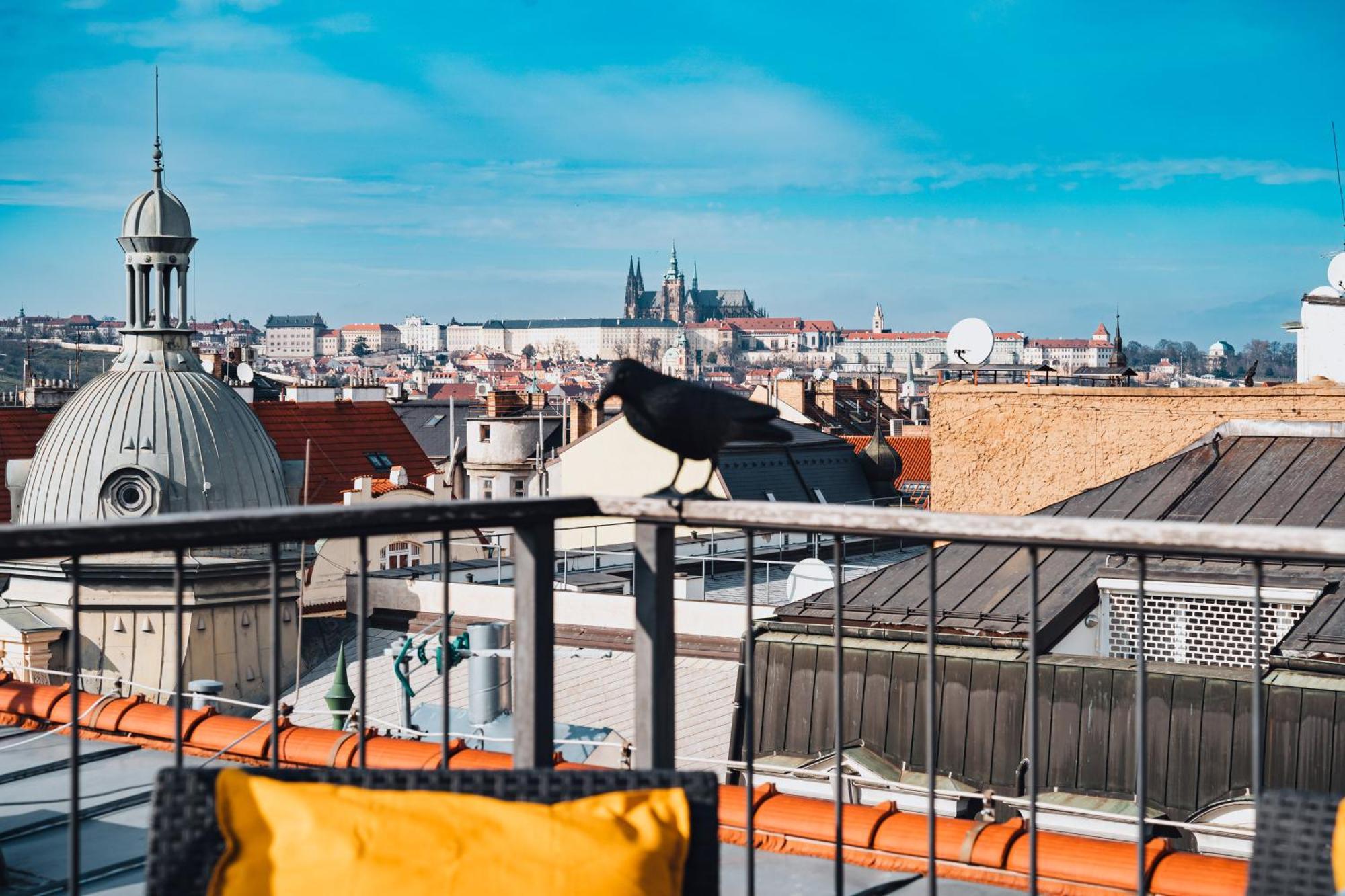 Two-Level Apart With A Terrace Near The Vltava River Prague Luaran gambar