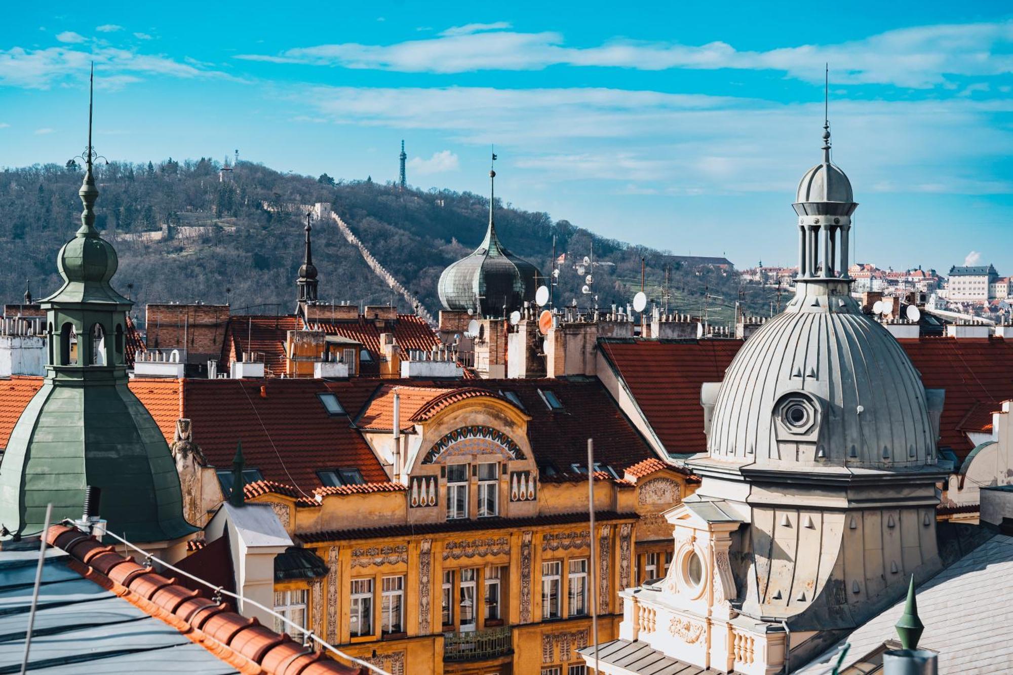 Two-Level Apart With A Terrace Near The Vltava River Prague Luaran gambar